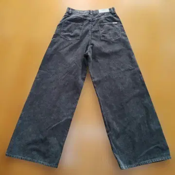 모듬 와이드 팬츠 차콜 그레이