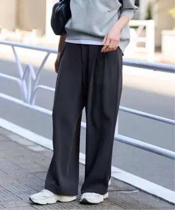 FRAMeWORK 트리아세크로스 2턱 팬츠 2 네이비