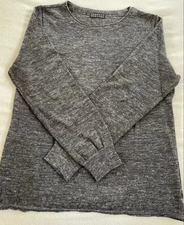 그레이 긴팔 니트 일본제