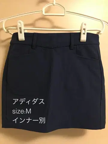 [미사용품] 아디다스 여성용 스커트 M 네이비