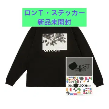 oneST 티셔츠 미개봉 SixTONES 롱티 새상품 스티커