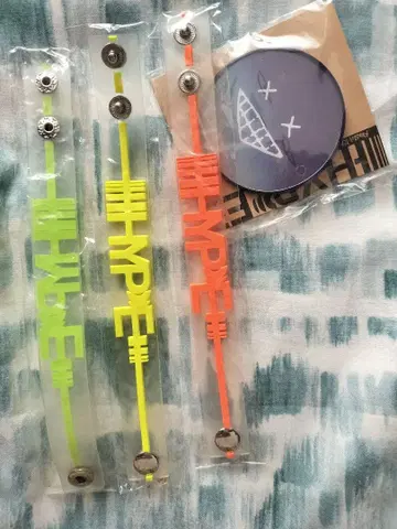 요네즈켄시 HYPE 리스트 밴드 배지 세트