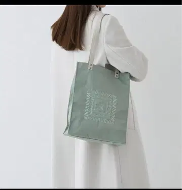 기노쿠니야 토트백 민트 그린 기노쿠니야 에코백 나일론