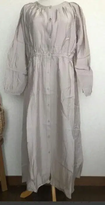 택 포함 새상품 스튜디오 클립 긴팔 원피스 그레이 M