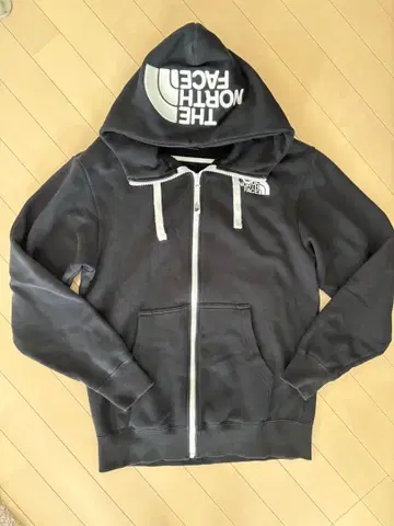THE NORTH FACE 풀 집업 후드티 블랙
