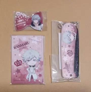 우타프리 쿠로사키 란마루 미니 거울 빗 배지 세트