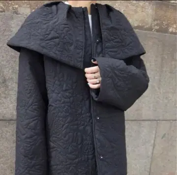 새상품급 machatt 탑 써모 퀼팅 자켓 블랙