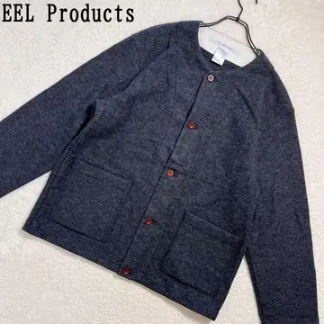 EEL Products 노카라 자켓 블루종 울 M