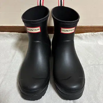 헌터 레인부츠 블랙