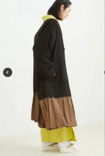 KIMONO by Nadeshiko 시보리 울 코트