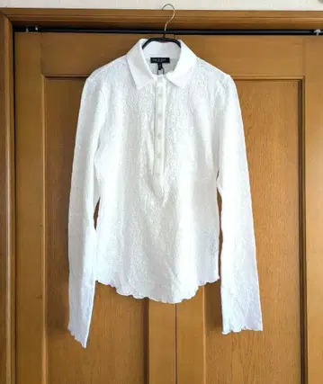 [택 포함 새상품] RAG& BONE 코튼 혼방 피케 셔츠 티셔츠