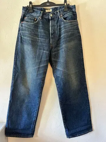 RON HERMAN DENIM 다크 블루 스트레이트 데님 32