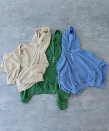 뷔르데사봉 제품 염색 쭈리 후드티