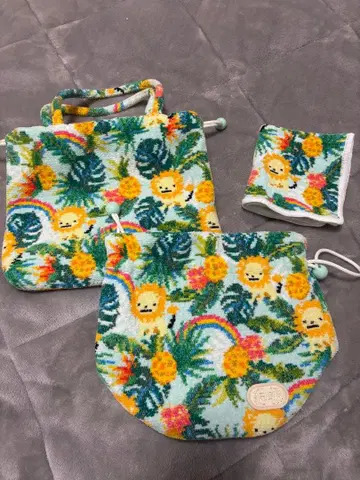 페이러 파우치와 손수건 3종 세트