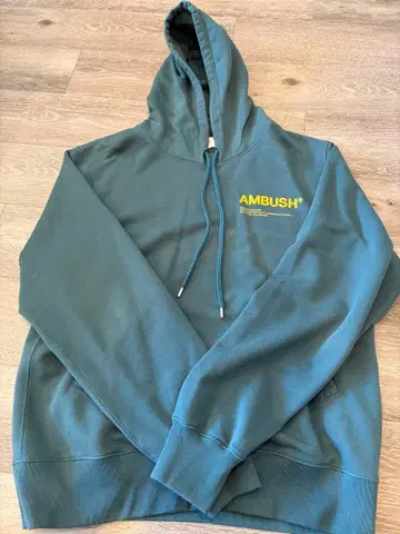 초레어 정품 AMBUSH 후드티 그린 블루 앰부쉬 L