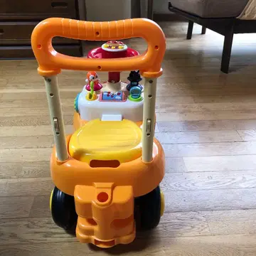 호빵맨 밀고 다니는 완구 오렌지