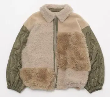 niko and - 패치워크 보아 블루종