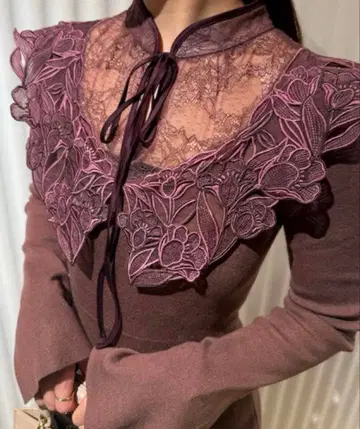 새상품 완판템 snidel 스나이델 자수 레이스 원피스