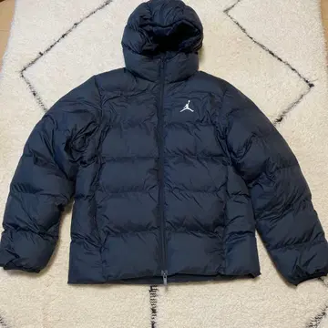 Jordan 후드 부착 블랙 다운 자켓 [ 새상품급 ]