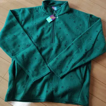 [ 미사용 ] 초레어! 레어 푸우 플리스 하프 지퍼 자켓 L