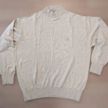 밀라 쇤 하이넥 스웨터 베이지 L 사이즈