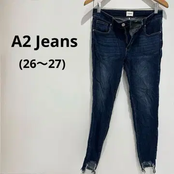 해외 구제 의류 A2 Jeans 스키니 데님 다크 블루 [S~M]
