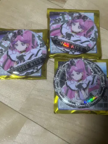 큐어 키스 캔뱃지 키미프리전 사인 캔뱃지