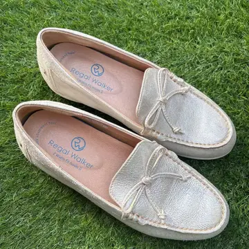 Regal Walker 실버 플랫슈즈