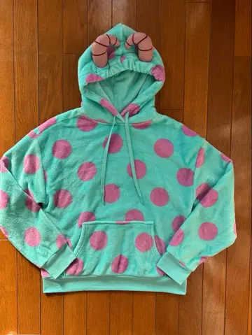 캘리포니아 디즈니 구매 몬스터 주식회사 설리 후드 부착 후드티 M