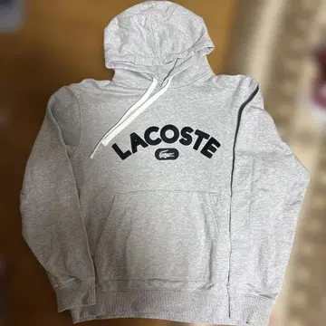 LACOSTE 그레이 후드티
