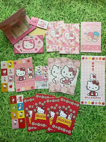 키티 마론 크림 키키라라 복주머니 모음 팝업 엔젤