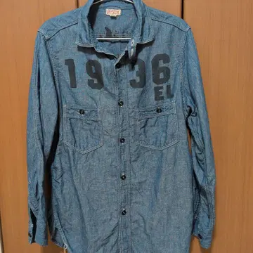 프리휠러스 샴브레이 셔츠 size 15