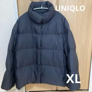 새상품급 유니클로 파우더 소프트 다운 XL 블랙