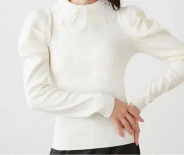 SNIDEL Sustainable 자수 컬러 니트 풀오버