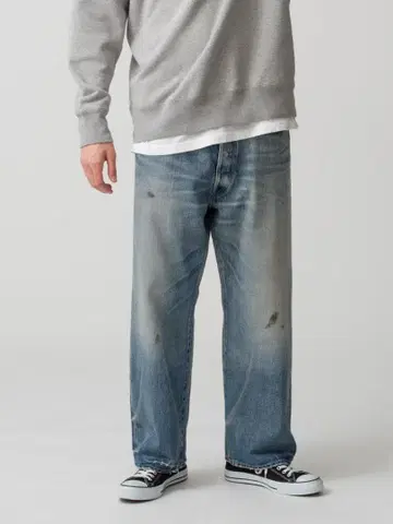 정가 72,600엔 24AW Ron Herman 와이드 데님 팬츠