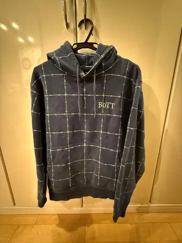 BoTT 네이비 유자철선 후드티