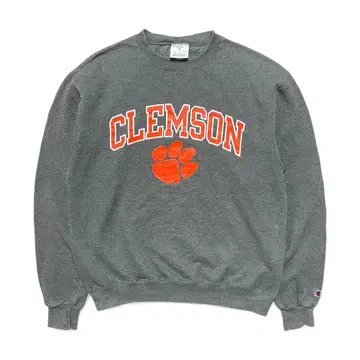 USA 구제 의류 챔피온 크림슨 칼리지 크루넥 맨투맨