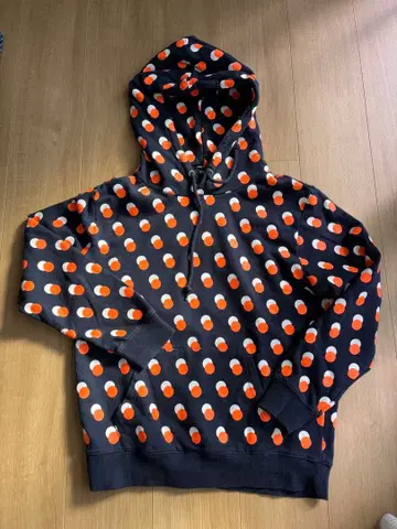 RODEO CROWNS 도트 무늬 프리 후드티