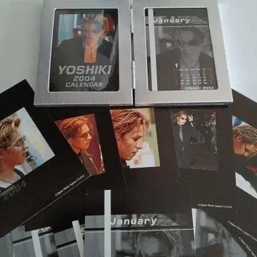 YOSHIKI 모바일 한정판 2004년 탁상 달력 X JAPAN