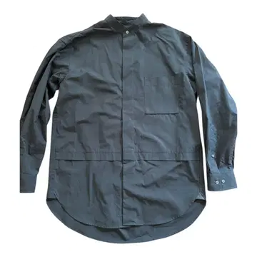 UNIQLO +J 수피마 코튼 오버 사이즈 스탠드 카라 셔츠