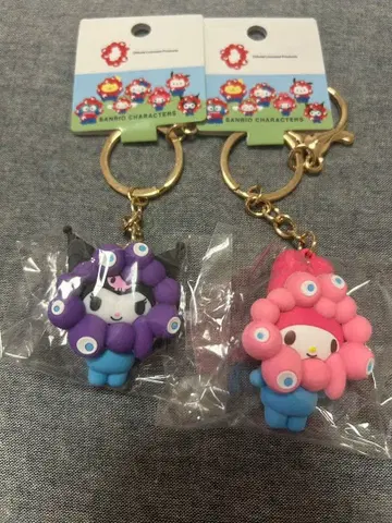 오사카 만박 파스텔 미야쿠미야쿠 산리오 입체 마스코트 키링
