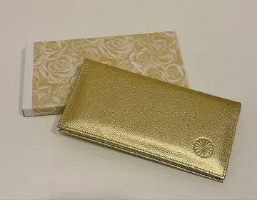 황궁 한정판 장지갑 금 판매점 천연 가죽 골드 접이식 지갑