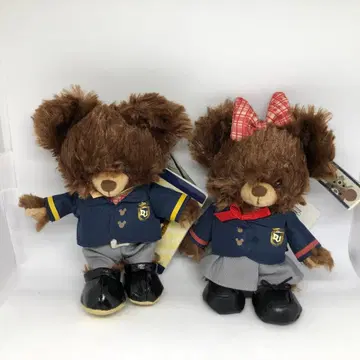 새상품 Disney 유니베어시티 테디베어 페어 키체인 H219