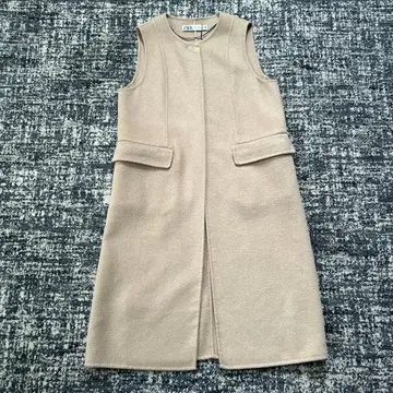 ZARA 울 베이지 베스트 ( M-L )