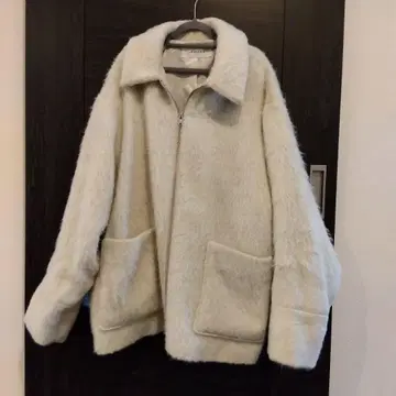 JEANASIS 샤기 ZIP 미들 코트