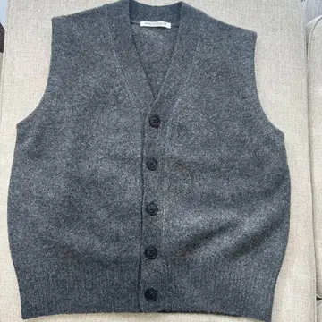 BEAUTY&YOUTH 그레이 니트 베스트