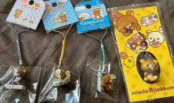 미개봉 새상품 리락쿠마 스트랩 4개 세트