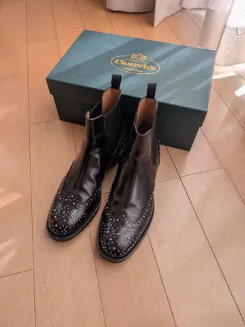 Church's 처치 스터드 사이드 고어 부츠