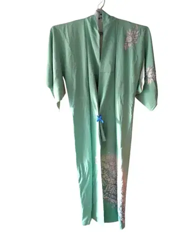 스이잔 공방 호몬기 그린 기장 160cm 츠지 가 꽃