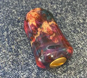 와타라세 수지 공방제 스태빌라이즈드 우드 노브 시마노용 왼쪽